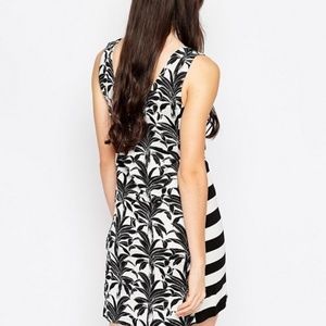 New See by Chloe palm stripe print dress